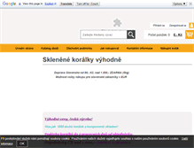 Tablet Screenshot of e-koralky.cz